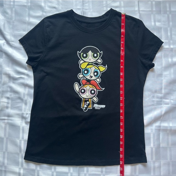 Cartoon Network Powerpuff Girls Black Graphic Fitted Baby Tee - Picture 6 of 10